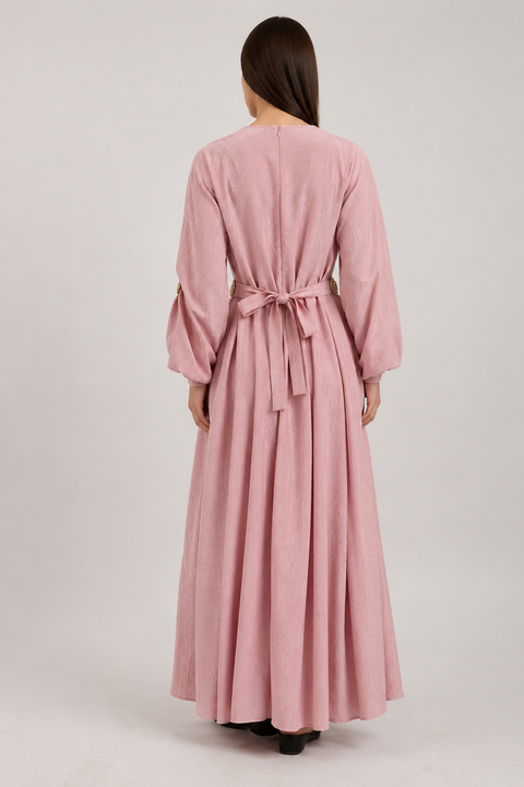 GOLDEN BLOOM MAXI DRESS