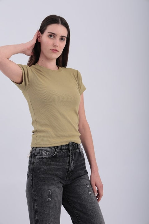 Essential Ribbed Tee