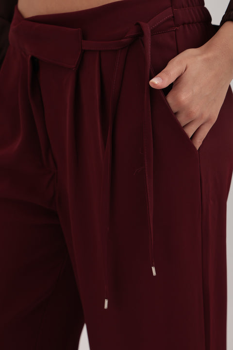 بنطلون كمر شريط ربط 28576 SN