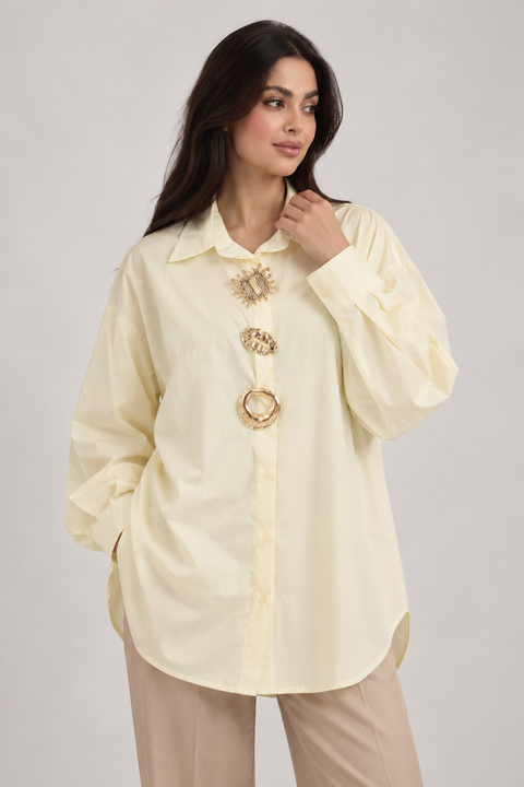 Star Accessory Poplin Shirt
