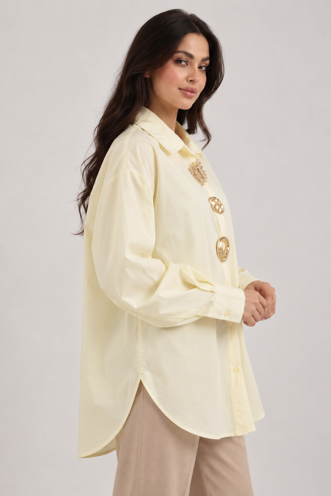Star Accessory Poplin Shirt
