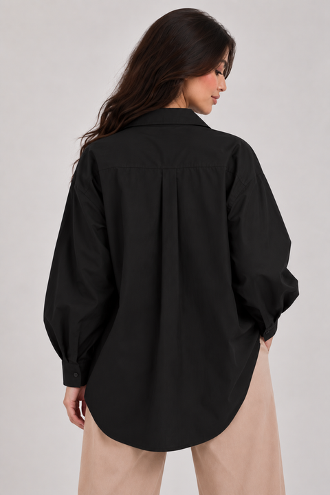 Star Accessory Poplin Shirt