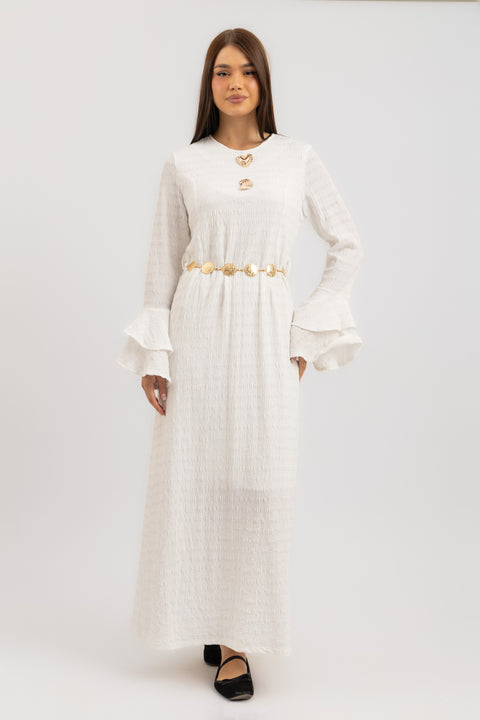 Paris Textured Maxi Dress