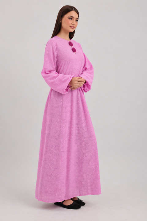STRIPED BAMBOO MAXI DRESS