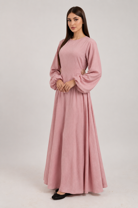 GOLDEN BLOOM MAXI DRESS