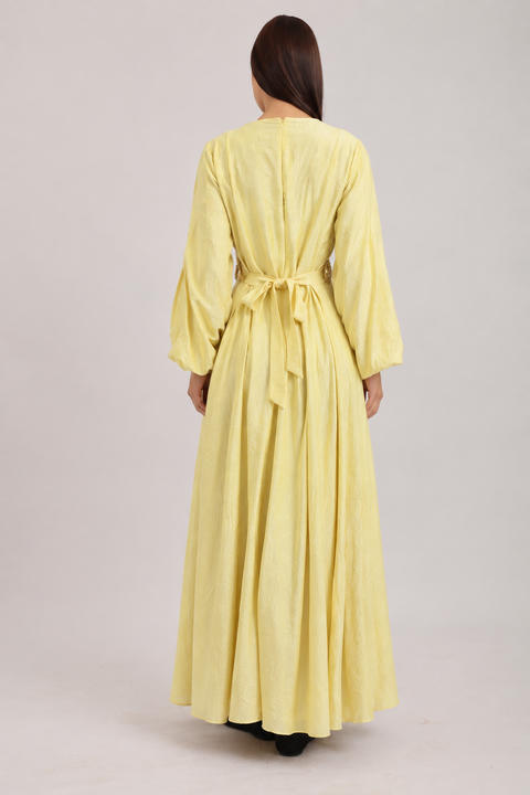 GOLDEN BLOOM MAXI DRESS