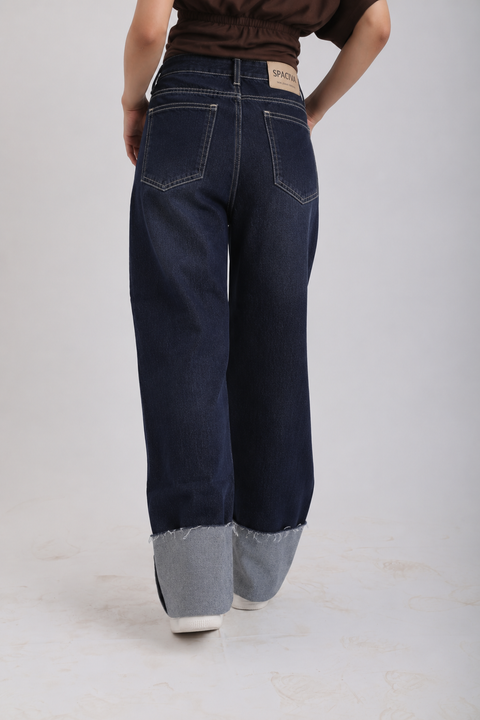 CUFFED UP JEANS